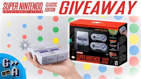 Super Nes Classic Edition Giveaway Youtube