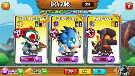 Here is a brief combination guide on breeding dragons in dragon city. Dragon City - New Discount Dragon OFFER 95% Off Rarity Week 2017 - YouTube