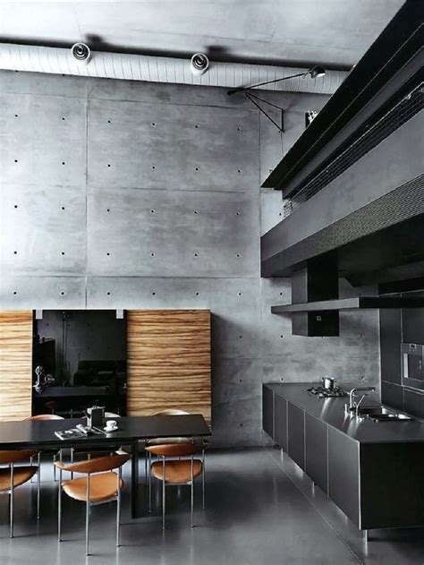 dapur minimalis modern  industrial style