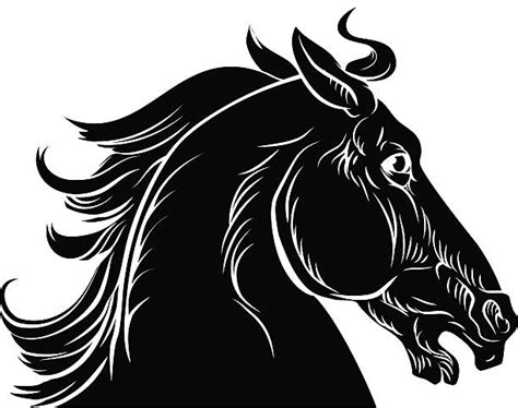 Royalty Free Clip Art Of Outline Of Horse Head Clip Art Vector Images
