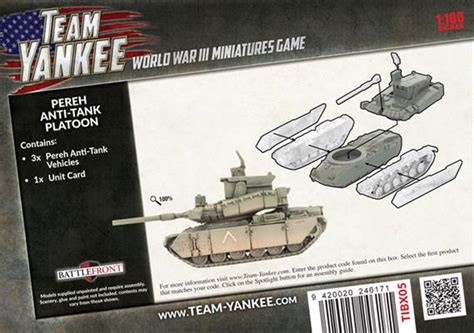 Battlefront Miniatures Team Yankee Oil War Israel Pereh Anti Tank Platoon Tibx05