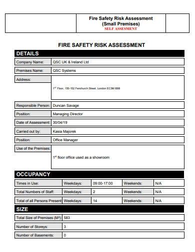 Numerous efforts have been devoted into this field since the first attempt last century. 5+ Retail Fire Risk Assessment Templates in PDF | Free ...