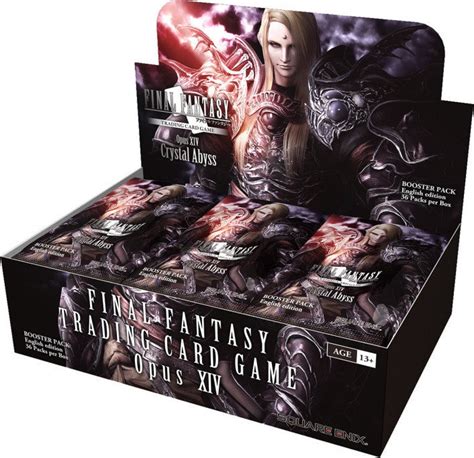 Final Fantasy Trading Card Game Opus Xiv Booster Box Release Date 6 A