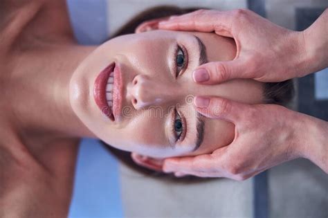 Gorgeous Pretty Lady Enjoying Professional Massage In Spa Resort Hotel Stock Image Image Of