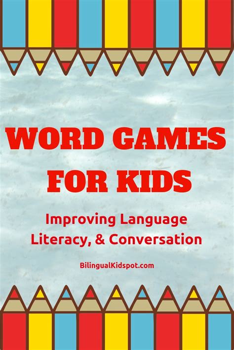 10 English Word Games For Kids Fun Vocabulary Games