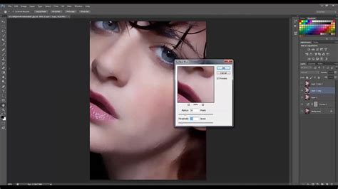 How To Remove Acne In Photoshop Cs6 Youtube
