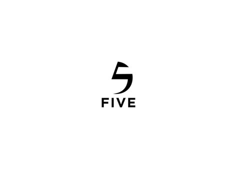 Premium Vector Five Logo Design Vector Illustration
