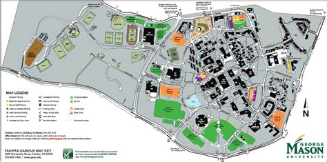 31 Gmu Fairfax Campus Map Maps Database Source