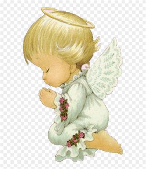 Angel Clipart Angel With Halo Praying Clip Art Library
