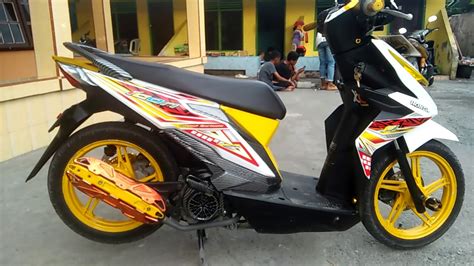 Modif simple honda beat new 2019. Gambar Modif Motor Beat 2017