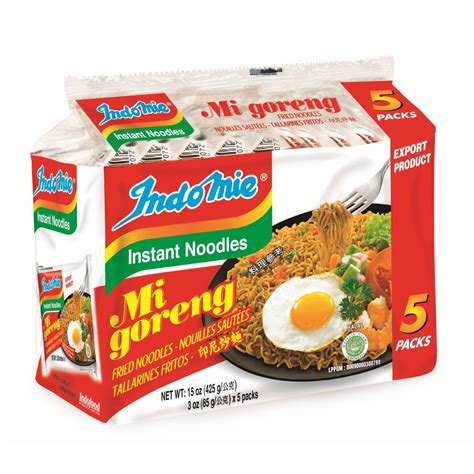 Indomie Instant Noodles Mi Goreng Original Flavor 3 Oz Pack Of 5