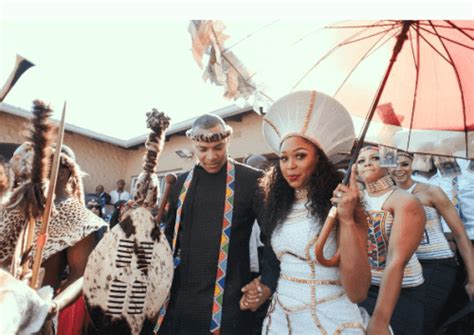 Top 5 South African Celebrity Traditional Wedding Outfits