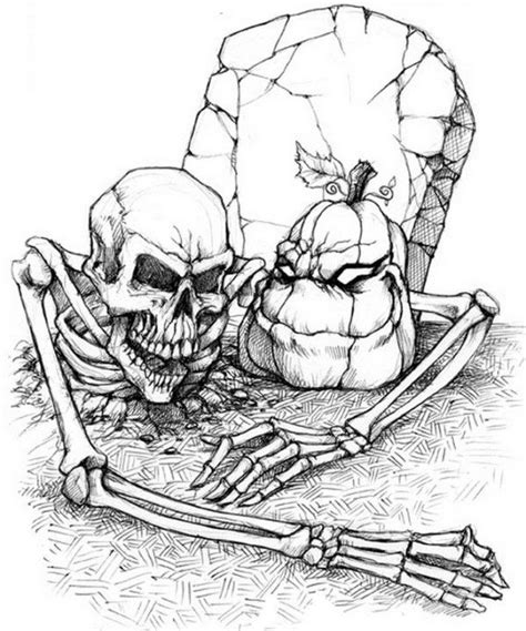 Free horror coloring pages lineart creepy and relaxing. 119 best Horror Coloring Pages images on Pinterest ...