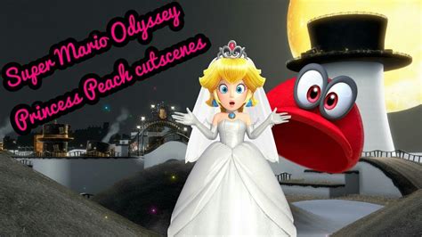 Peach in the cap kingdom. Super Mario Odyssey ♡ Princess Peach cutscenes - YouTube