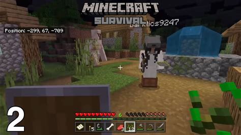 Minecraft Survival Lets Play Finding A Village Ft Josh Ep 2