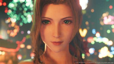 Final Fantasy Vii Remake Playstation 4 Square Enix Aerith Gainsborough Fireworks Video