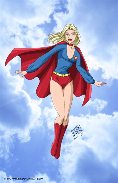 Supergirl Posing 6 Commission By Mauricio Hunt Supergirl Power Girl