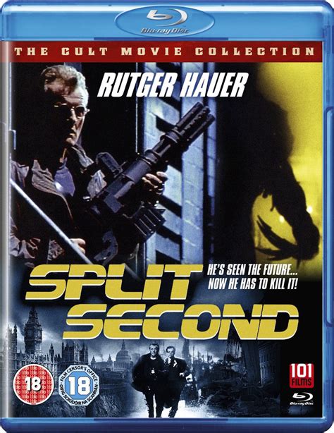 In the movie split second, harley stone (played by rutger hauer) is a cop who often flouts the rules working in a decaying, flooded london circa 2008 (the film was made in 1992), as global warming has caused sea levels to rise. Split Second Blu-ray