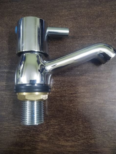 Round Silver Cp Brass Piller Cock For Bathroom Fitting Size 15mm At Rs 375piece In Jalandhar