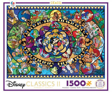 Ceaco 1500pc Assortment Disney Classics Ii 1500 Piece Jigsaw