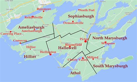 What Towns Are In Prince Edward County