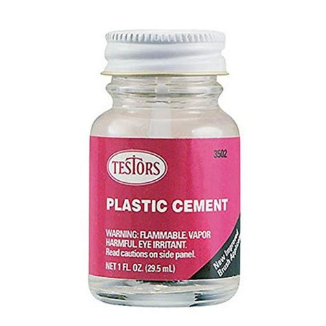 Testors Plastic Cement Liquid 1 Oz