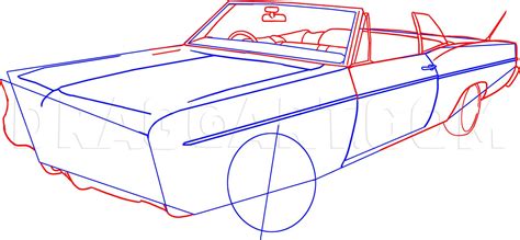 How To Draw A Lowrider Step By Step Drawing Guide By Dawn Dragoart