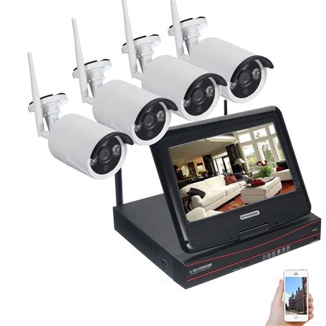 Maybe you would like to learn more about one of these? Inalámbrico 960P 4CH 10 pulgadas LCD NVR WIFI IP CCTV Seguridad Cámara Sistema al a… | Cctv ...