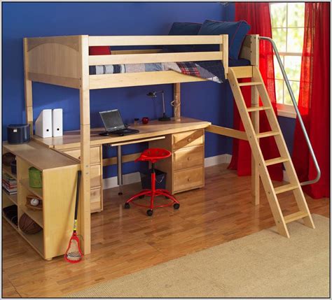 Loft Beds With Desk Underneath Plans Desk Home Design Ideas