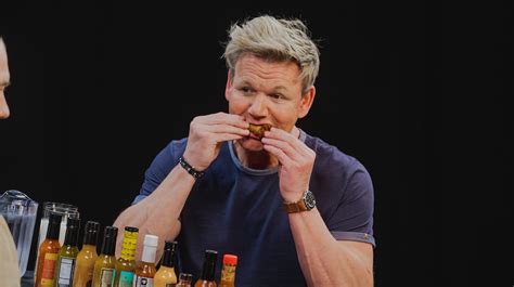 Gordon james ramsay obe is a british chef, restaurateur, television personality and writer. Gordon Ramsay praises Rochester hot sauce on 'Hot Ones ...