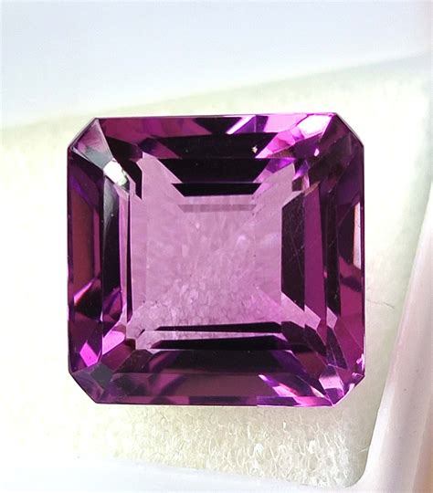 Purple Sapphire Loose Gemstone 10.30 Cts Size 12x12x9 MM | Etsy
