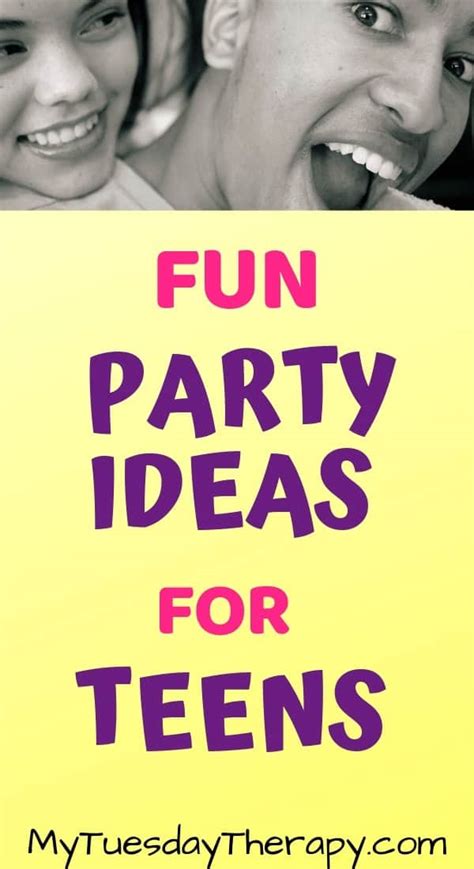27 Cool Party Themes For Teens