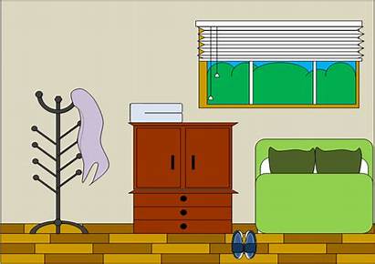 Bedroom Clipart Background Bed Cartoon Clip Messy