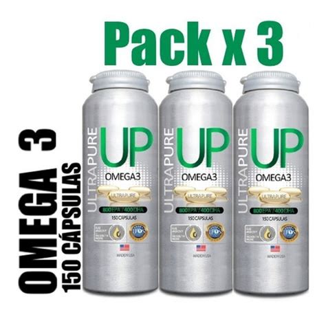 Omega Up Ultrapure 150 Cápsulas Pack X 3 Cuotas Sin Interés