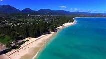 Kailua Beach Park - Spectacular Aerial Tour - YouTube