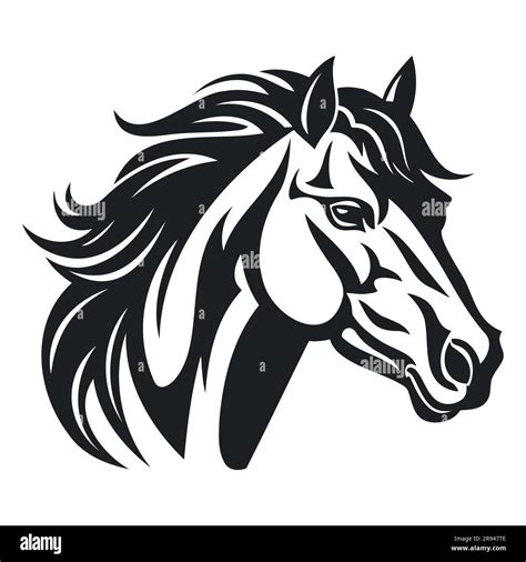 Vector Silhouette Of A Horse S Head Eps 10 Stock Vector Image And Art