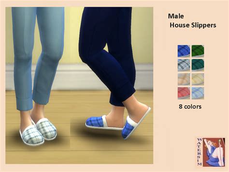 The Sims Resource Ws Man Slipper Rc