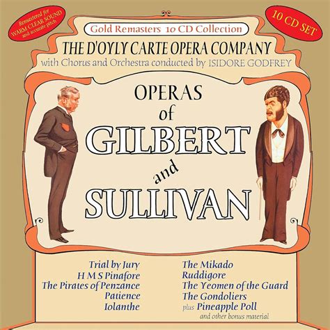 Operas Of Gilbert And Sullivan Doyle Carte Opera Company Amazonit Cd E Vinili