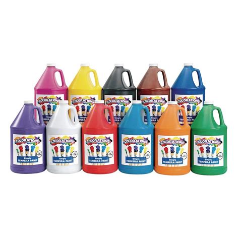 Buy Colorations Simply Tempera Paint 11 Gallon Set In Vibrant Colors