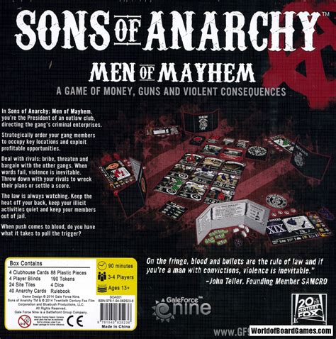 Sons Of Anarchy Men Of Mayhem