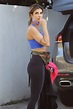 ELISABETTA CANALIS Getting Ready for Workout Session in Hollywood 04/17 ...