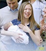 Chelsea Clinton & Family Leave Hospital with Baby Aidan!: Photo 3687452 ...