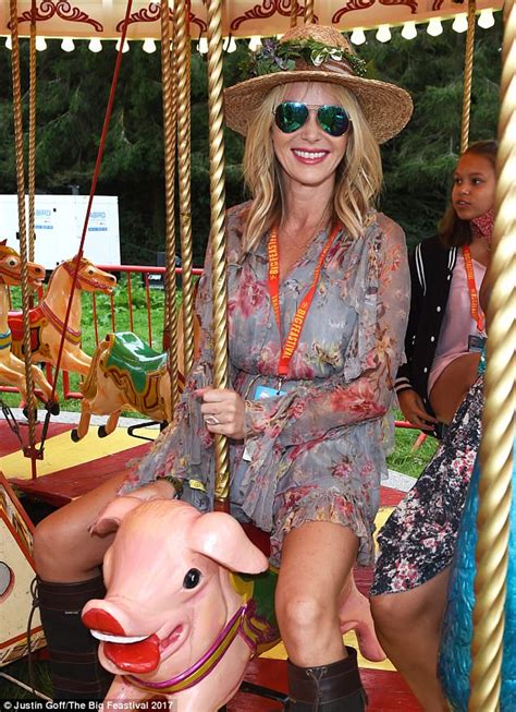 Amanda Holden Flaunts Her Legs In Thigh Grazing Playsuit Daily Mail