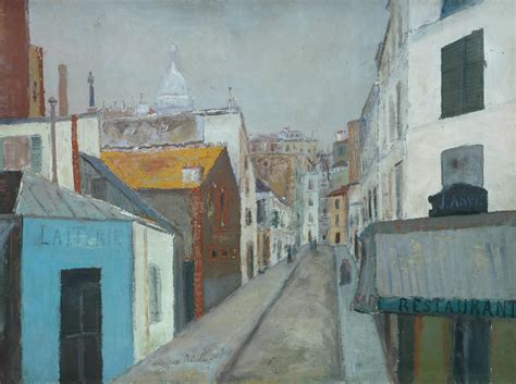 Maurice Utrillo Le Passage Cottin C1910 Paris Painting Painting