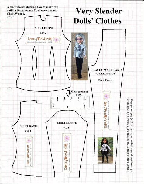 Downloadable Beginner Free Printable Doll Clothes Patterns Web You Can Find All The Links To The