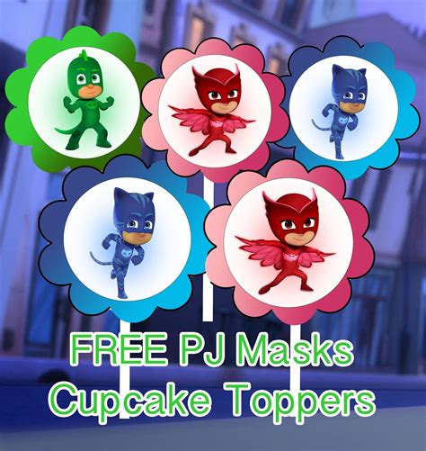 Pj Mask Printable Cake Topper Printable Templates Free