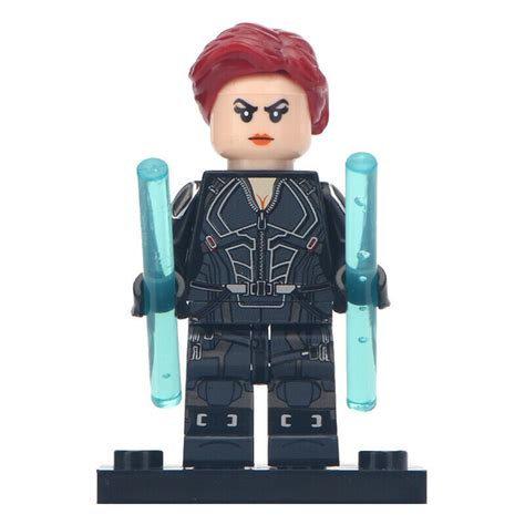 Black Widow Black Suit Marvel Avengers Endgame Lego Minifigure