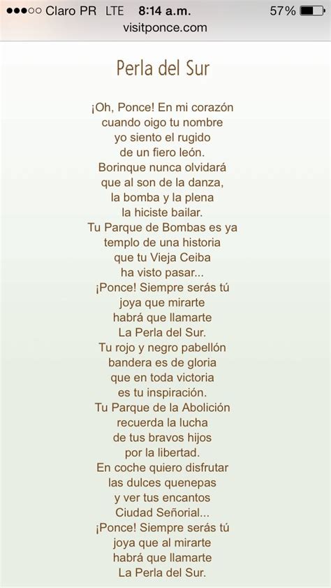 El Himno De Mi Amado Pueblo Ponce School Projects Puerto Rico Person