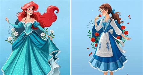 Stunning Disney Princesses Fan Art By A Parisian Artist