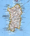 Sardinia Map - Mapsof.net | Sardinia, Map of italy cities, Map